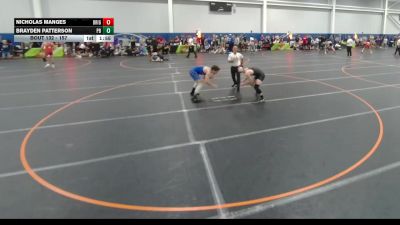 157 lbs Champ. Round 1 - Nicholas Manges, Unattached vs Brayden Patterson, Unattached