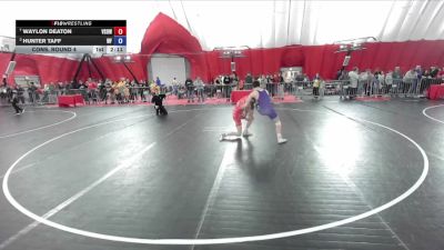 138 lbs Cons. Round 4 - Waylon Deaton, Victory School Of Wrestling vs Hunter Taff, Wrestling Factory