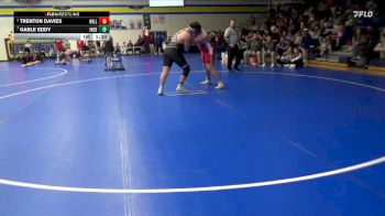 285 lbs Quarterfinal - Gable Eddy, Independence vs Trenton Davies, Williamsburg