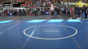 122 lbs Champ. Round 1 - Lucas Carney, Springfield Wrestling Club vs Dalton Smith, Kettering Fairmont High School