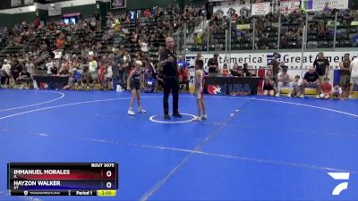 59 lbs Quarterfinal - Immanuel Morales, IL vs Hayzon Walker, UT