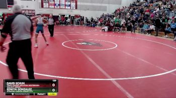 139 lbs 5th Place Match - David Schuh, Tracy-Milroy-Balaton-Westbrook-Walnut-Grove vs Edwyn Gonzalez, Atwater-Cosmos-Grove City