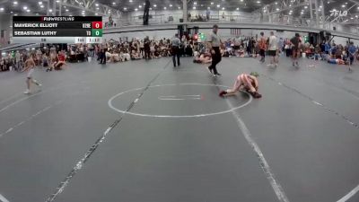 56 lbs Round 5 (8 Team) - Sebastian Luthy, The Outsiders vs Maverick Elliott, U2 Brawler Elite