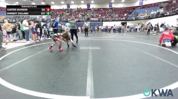 43 lbs Consi Of 8 #2 - Carter Jackson, Hinton Takedown Club vs Everett Collard, Standfast