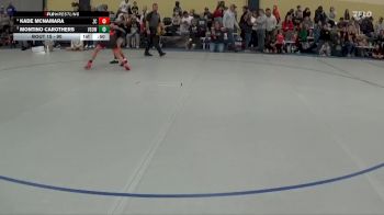 90 lbs Quarterfinal - Kade McNamara, Zumbrota-Mazeppa Cougars vs Montino Carothers, Victory School Of Wrestling
