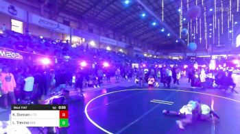 88 lbs Consi Of 8 #1 - Kylah Duncan, U-Town Hammers vs Liliyiana Trevino, Independent