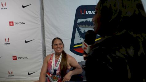 Christie Raleigh Crossley After Second Place Finish