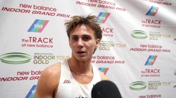 Marco Langon Runs NCAA #4 All-Time 3,000m at NB Indoor Grand Prix | Interview