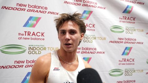 Marco Langon Runs NCAA #4 All-Time 3,000m at NB Indoor Grand Prix | Interview
