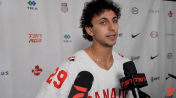 Michael Hage Reflects On Successful World Juniors Debut With Canada In Win Over Czechia