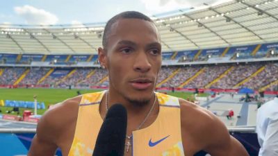 Jamal Britt Takes Third in Men's 110m Hurdles at Silesia Diamond League | 2026 Silesia Diamond League Post-Race Interview