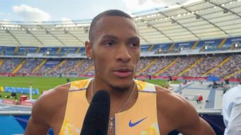 Jamal Britt Takes Third in Men's 110m Hurdles at Silesia Diamond League | 2026 Silesia Diamond League Post-Race Interview