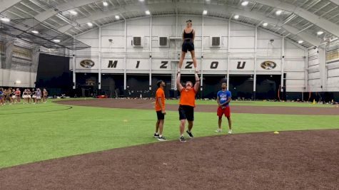 Oklahoma State University [School Coed Partner Stunt] 2026 NCA College Camps: Partner & Group Stunt