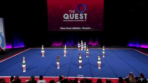 Cheer Force Athletics - Xc1usive [2022 L1 Performance Rec - 6Y (NON) - Small Finals] 2022 The Quest