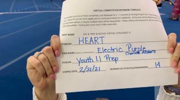 Charlotte Allstar Cheerleading - Electric [L1.1 Youth - PREP] 2021 Varsity Rec, Prep & Novice Virtual Challenge IV