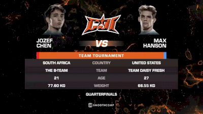 Jozef Chen vs Max Hanson | CJI 2