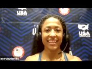 Victoria Anthony (50 kg) after quarterfinal win at 2021 Olympic Trials