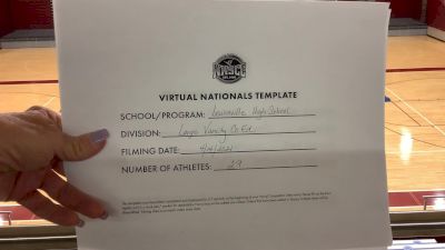 Lewisville High School [Virtual Game Day Coed Varsity Game Day Varsity Coed Finals] 2021 UCA National High School Cheerleading Championship