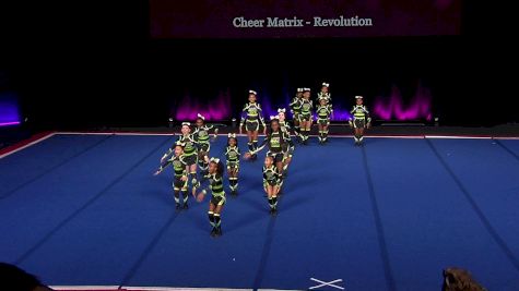 Cheer Matrix - Revolution [2022 L1 Performance Rec - 14Y (NON) - Small Semis] 2022 The Quest