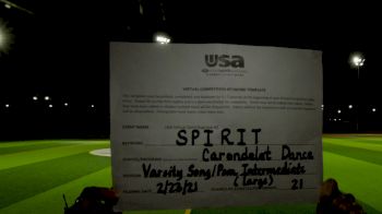 Carondelet High School [Varsity - Song/Pom - Intermediate] 2021 USA Virtual Spirit Regional #3