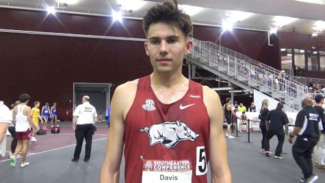 Arkansas' Davis Helmerich Qualifies For Men's Mile Final At SEC Indoors