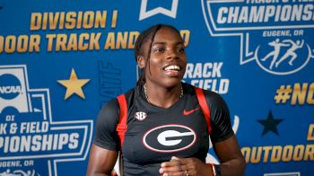 Adaejah Hodge Runs A 21.68 200m?! NCAA Record At NCAA's