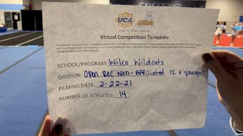 Wilco Wildcats [Traditional Open Rec Non Affiliated 12U] 2021 UCA February Virtual Challenge