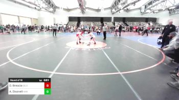 70-B lbs Round Of 16 - Dominic Brescia, Delsea vs Angelo Disonell, Hammer Wrestling