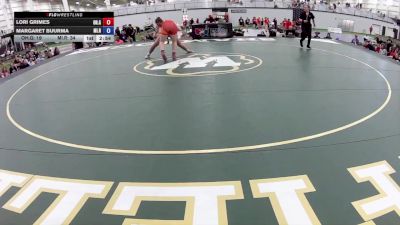 170 lbs Lori Grimes, Ohio Gray vs Margaret Buurma, Michigan Red