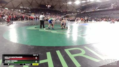 3A 220 lbs Champ. Round 2 - Ayden Denbo, Mountain View vs Hollis Bontrager, Everett