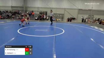 50 lbs Prelims - Kynslee Armstrong, Sooners Crimson vs Espyn Holland, OK Supergirls Blue