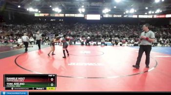 G 107 lbs Cons. Round 2 - Toni Avelino, Caldwell Girls vs Daniele Holt, Canyon Ridge Girls