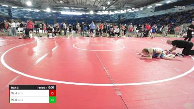 77 lbs Rr Rnd 1 - Asa Mann, Black Fox Wrestling Academy vs Ryker Rollans, Gold Rush Wrestling