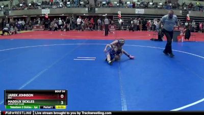 70 lbs Semifinal - Maddux Sickles, Jesup Mat Club vs Jarek Johnson, BGC