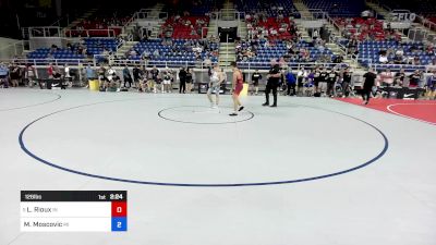 126 lbs Rnd Of 64 - Luke Rioux, IN vs Mack Moscovic, MI