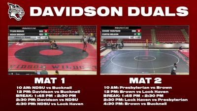 184 lbs Finals (2 Team) - Tyler Bienus, Bucknell vs Aidan Brenot, North Dakota State
