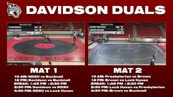 184 lbs Finals (2 Team) - Tyler Bienus, Bucknell vs Aidan Brenot, North Dakota State