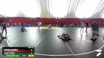 106 lbs Round 3 (16 Team) - Wyatt Wald, Cambridge-Isanti vs Jaydon LeNoble, Weyauwega-Fremont