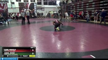 182 lbs Quarterfinal - Gabe Arnold, Iowa City, City High vs Gibril Shaw, Cedar Rapids Jefferson