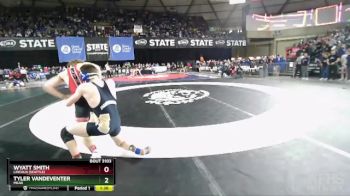 3A 144 lbs Champ. Round 1 - Wyatt Smith, Lincoln (Seattle) vs Tyler Vandeventer, Mead