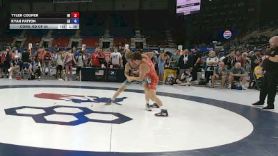 126 lbs Cons. Rd Of 64 - Tyler Cooper, Michigan vs Kyan Patton, Arkansas