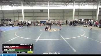95 lbs Quarterfinal - Blaine Ethington, New Plymouth vs Ryatt Shurtz, Declo Middle School