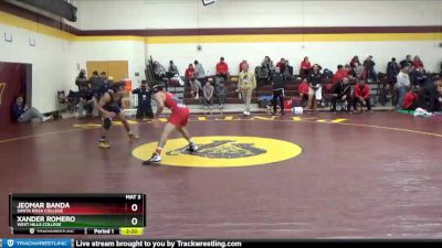 125 lbs Quarterfinal - Jeomar Banda, Santa Rosa College vs Xander Romero, West Hills College