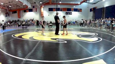 86 lbs Cons. Round 1 - Parker Miles, VA ELITE / vs Thaddeus Pierce Jr, Powhatan Youth Wrestling Club