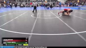 138 lbs Champ. Round 1 - Matt Gashi-Brito, Fairfax vs Jakob Brown, Grassfield