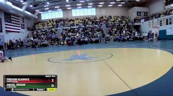 132 lbs Cons. Round 4 - Trevor Kusmits, MANCHESTER vs Diezel Edgar, LAKEWOOD