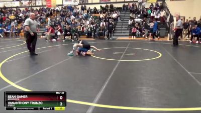 106 lbs Champ. Round 1 - Vananthony Trunzo, Steele vs Sean Gamer, Brunswick