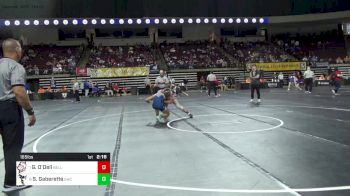 165 lbs Quarterfinal - Grant O'Dell, Bellarmine vs Sebastian Gaberette, Emory & Henry