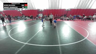 12U True Beginner - 105.6-112.2 Champ. Round 2 - Serenity Kimbler, Prairie Wrestling vs Parker Jenkins, Campbellsport Youth Wrestling Club