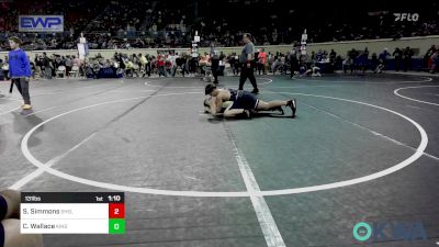 131 lbs Round Of 16 - Shipley Simmons, Shelton Wrestling Academy vs Cameron Wallace, Kingfisher